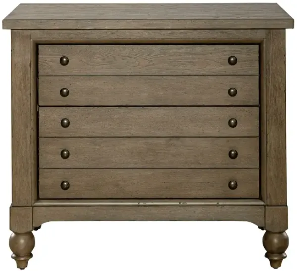 Liberty Furniture Americana Farmhouse Light Brown Lateral File Cabinet