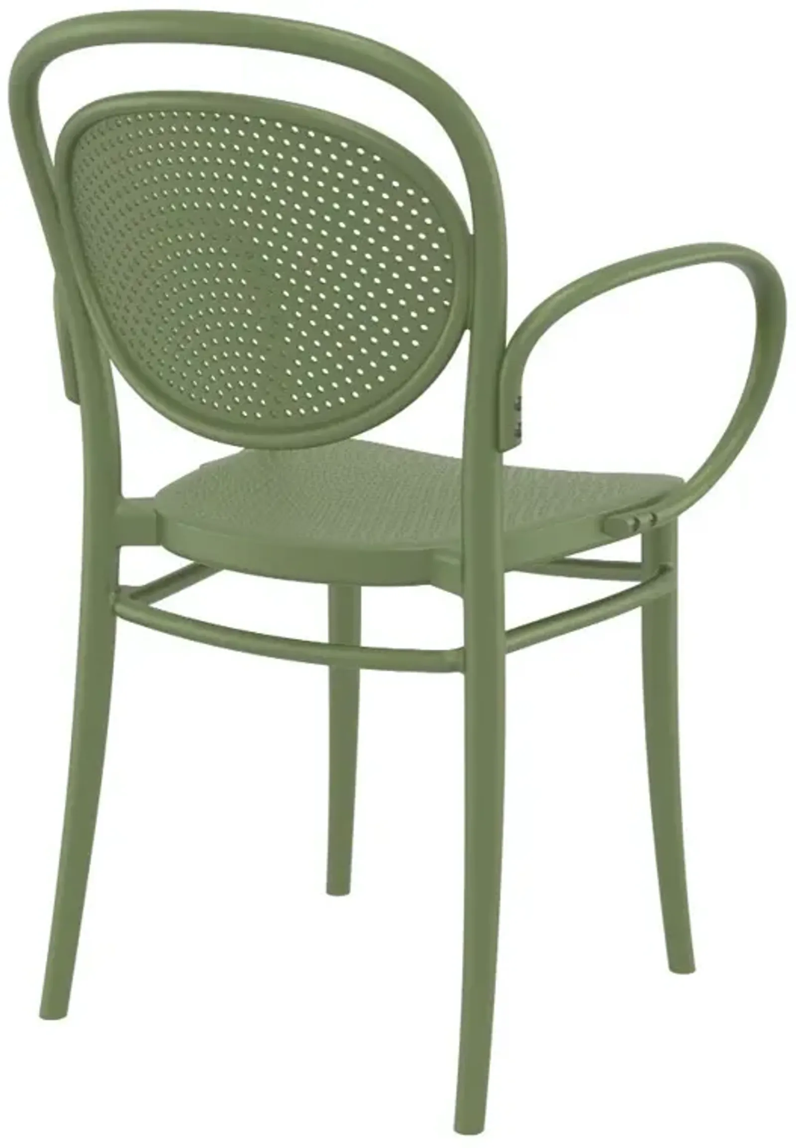 Compamia Marcel XL Resin Outdoor Arm Patio Chair Olive Green