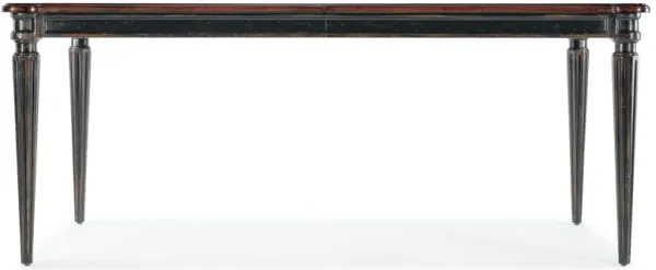 Hooker Furniture Charleston Rectangle Leg Dining Table with Two 22 Inch Leaves