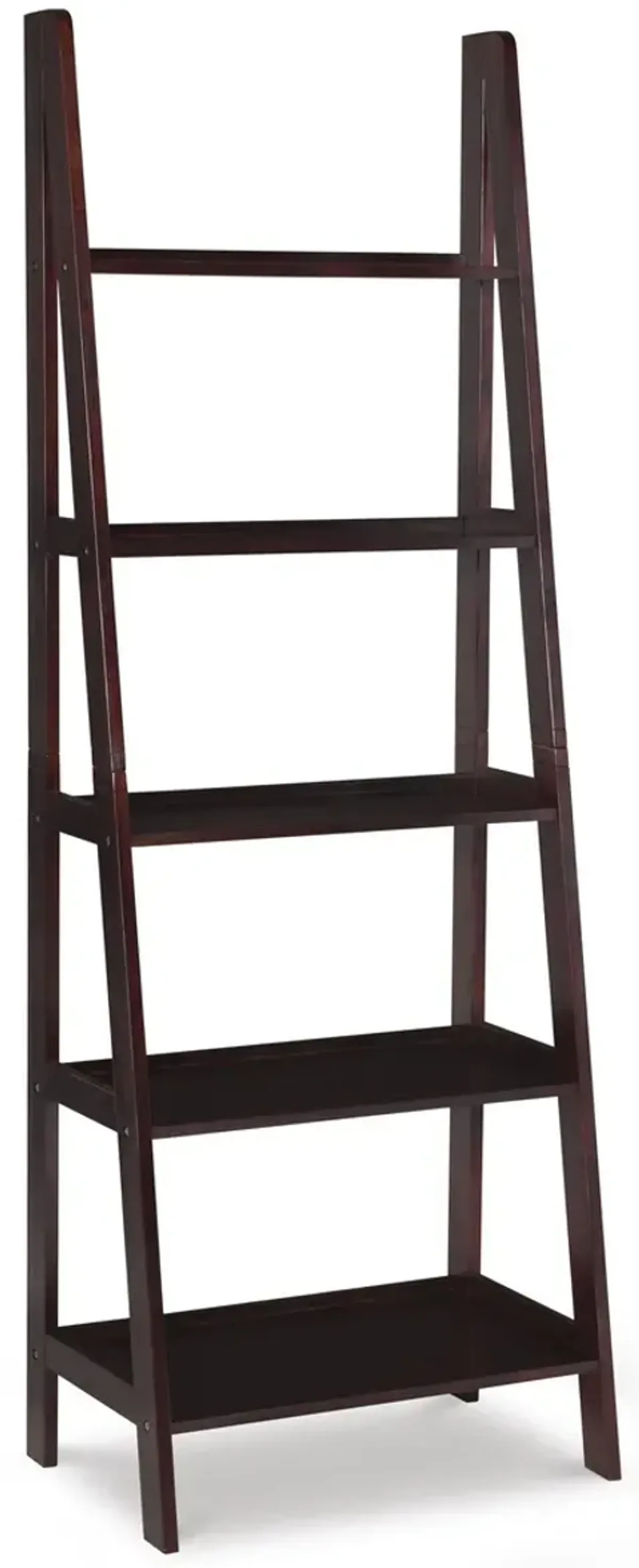 Linon Acadia Ladder Bookshelf Espresso