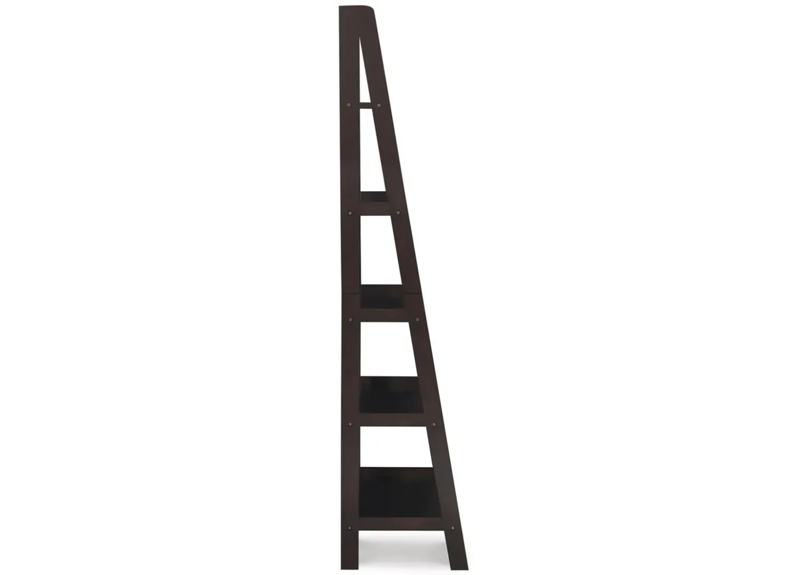 Linon Acadia Ladder Bookshelf Espresso