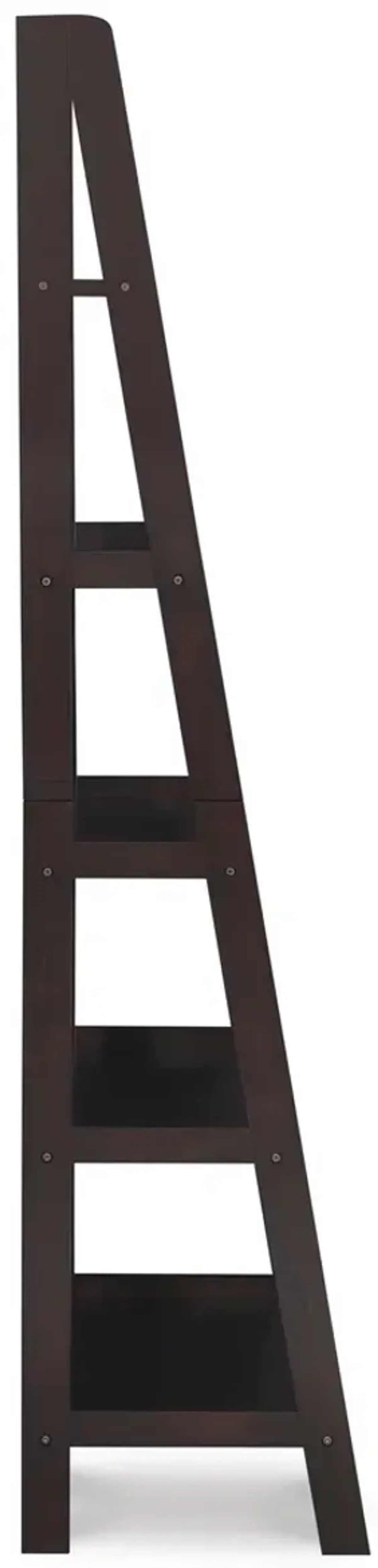 Linon Acadia Ladder Bookshelf Espresso