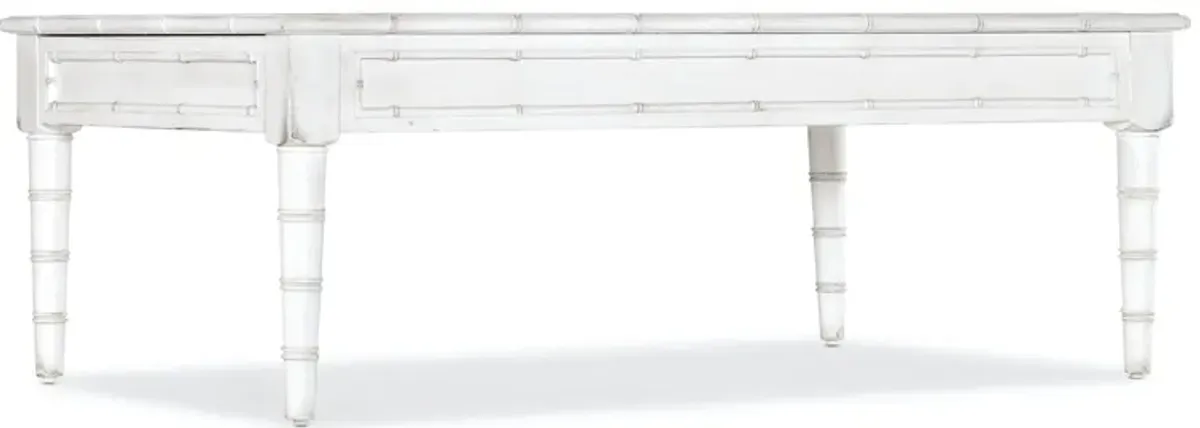 Hooker Furniture Charleston White Rectangle Cocktail Table