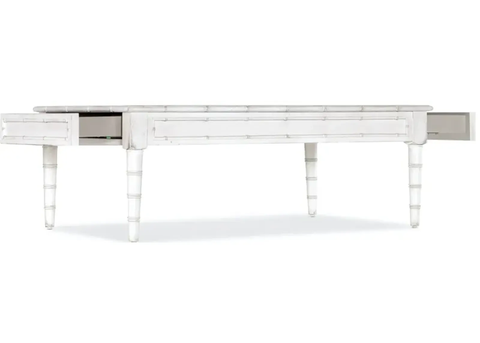 Hooker Furniture Charleston White Rectangle Cocktail Table