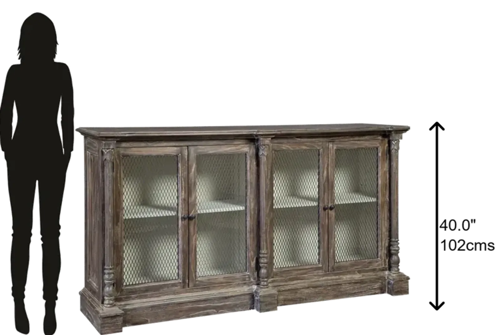 Hekman Wire Door Chest