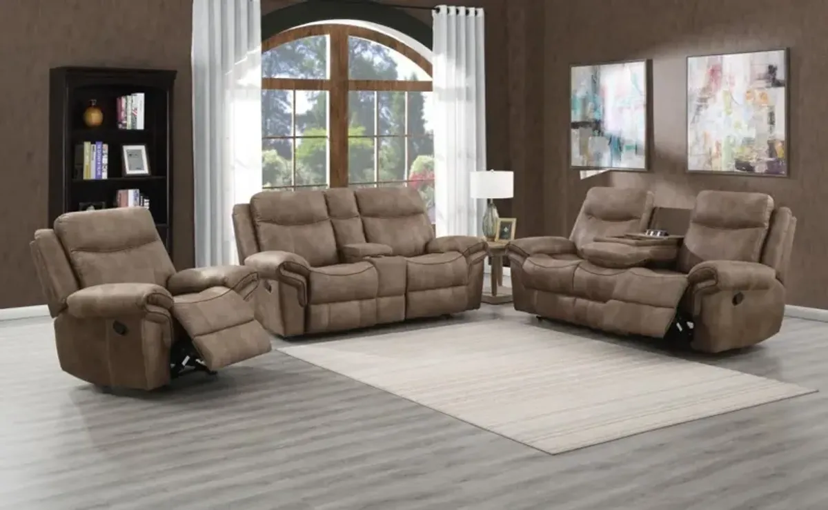 2 PIECE NASHVILLE RECLINING SOFA + LOVESEAT