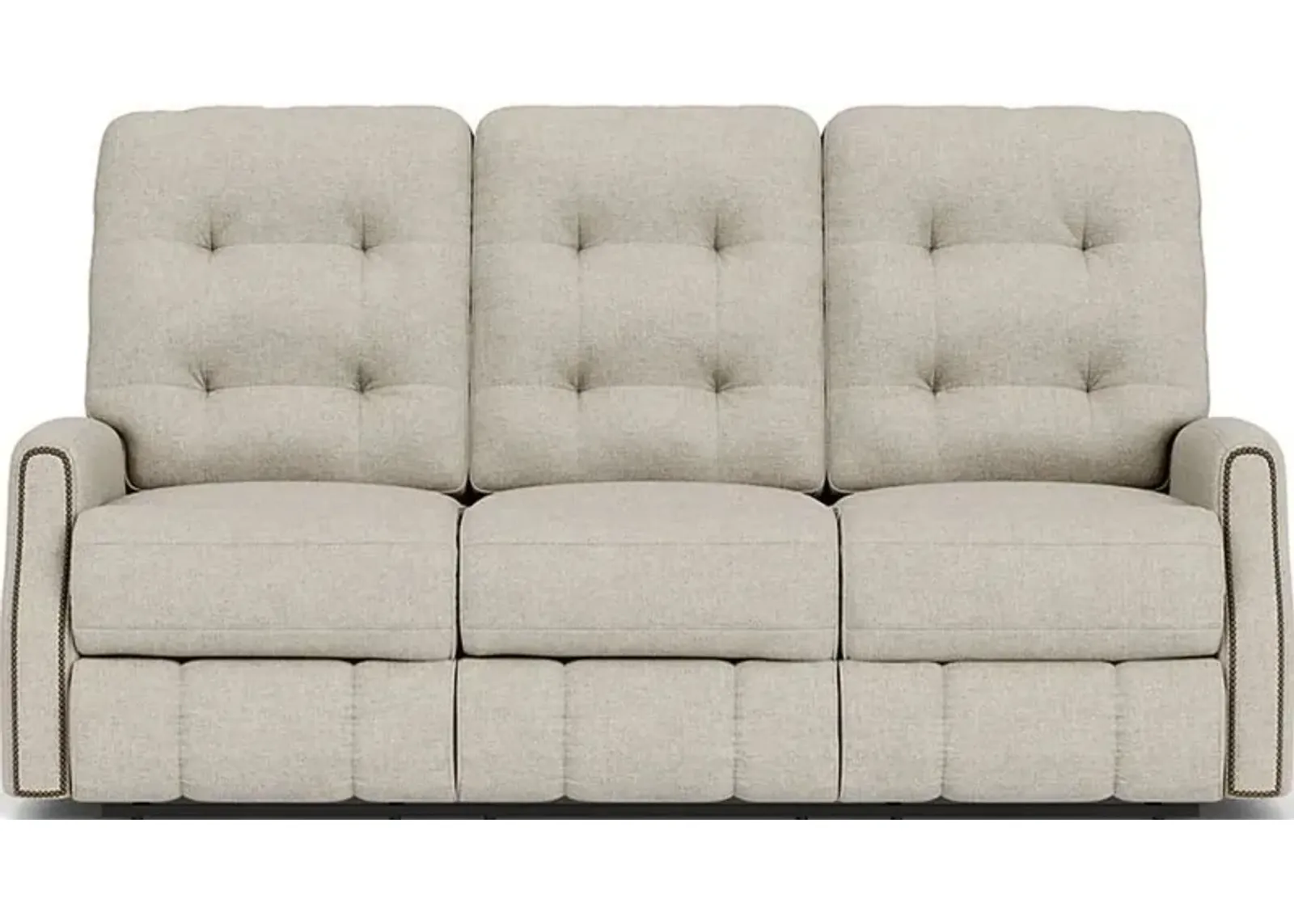 Flexsteel Devon Silver Driftwood Reclining Sofa