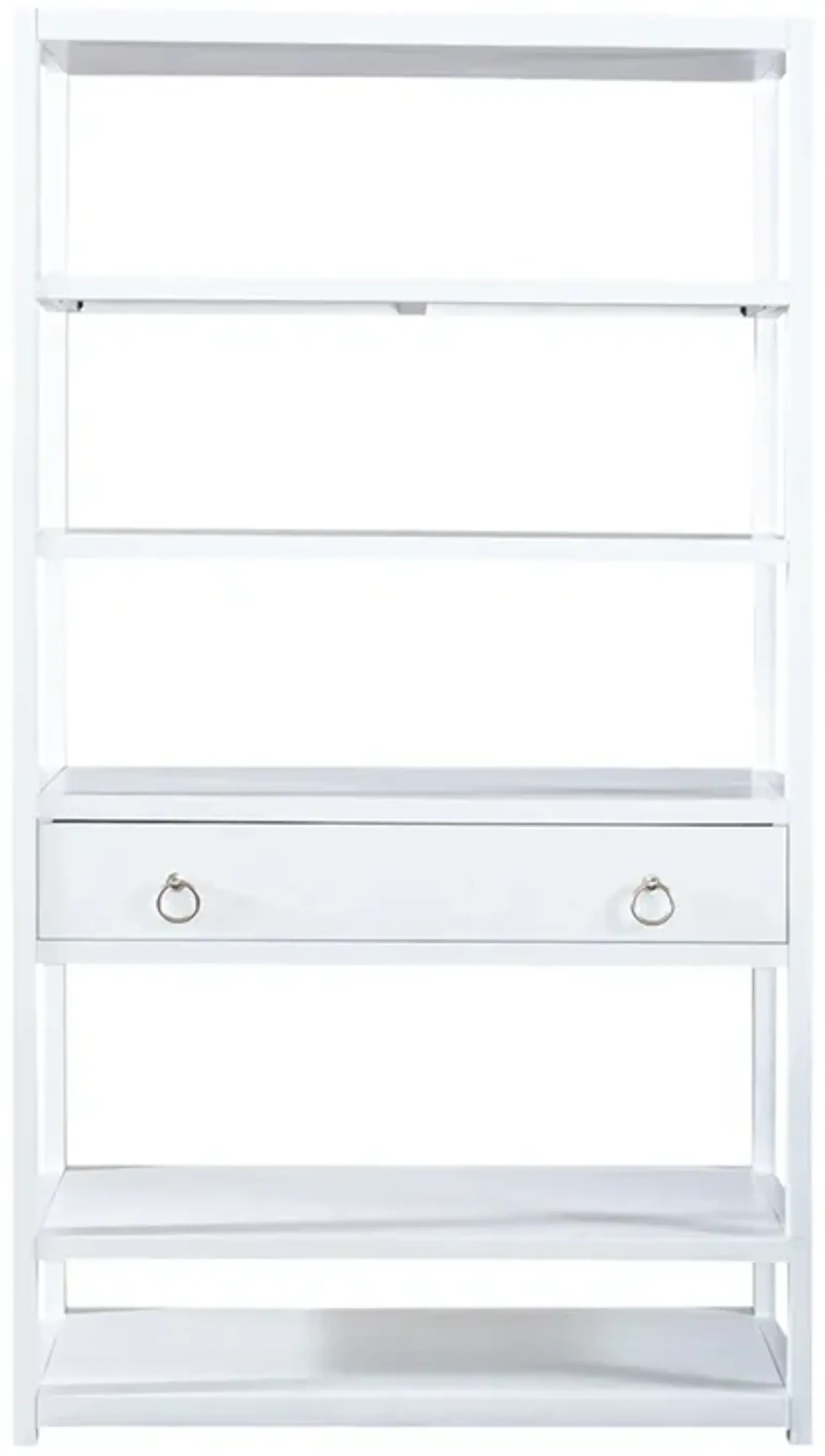 Liberty Furniture Wire Brushed White Accent Bookcase East End