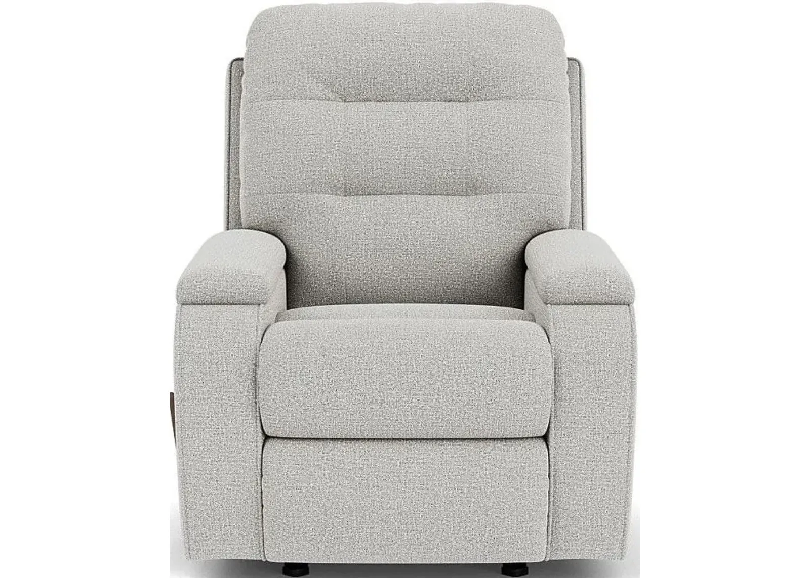 Flexsteel Kerrie Silver Glacier Swivel Gliding Manual Recliner