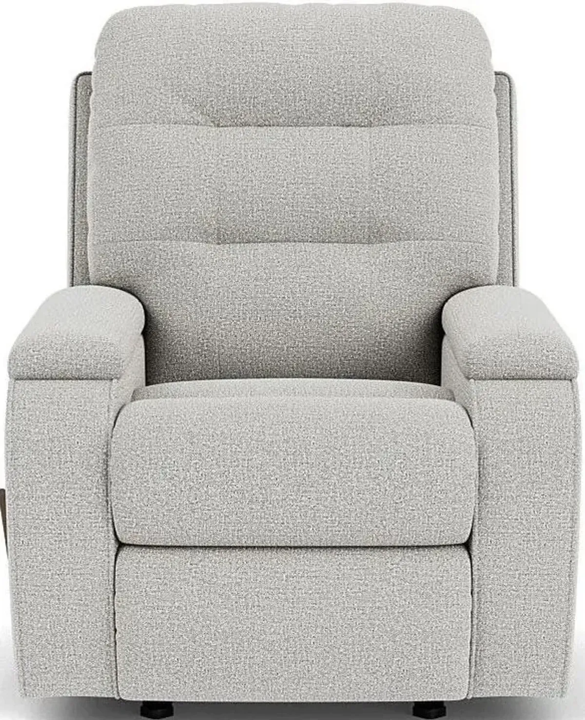 Flexsteel Kerrie Silver Glacier Swivel Gliding Manual Recliner