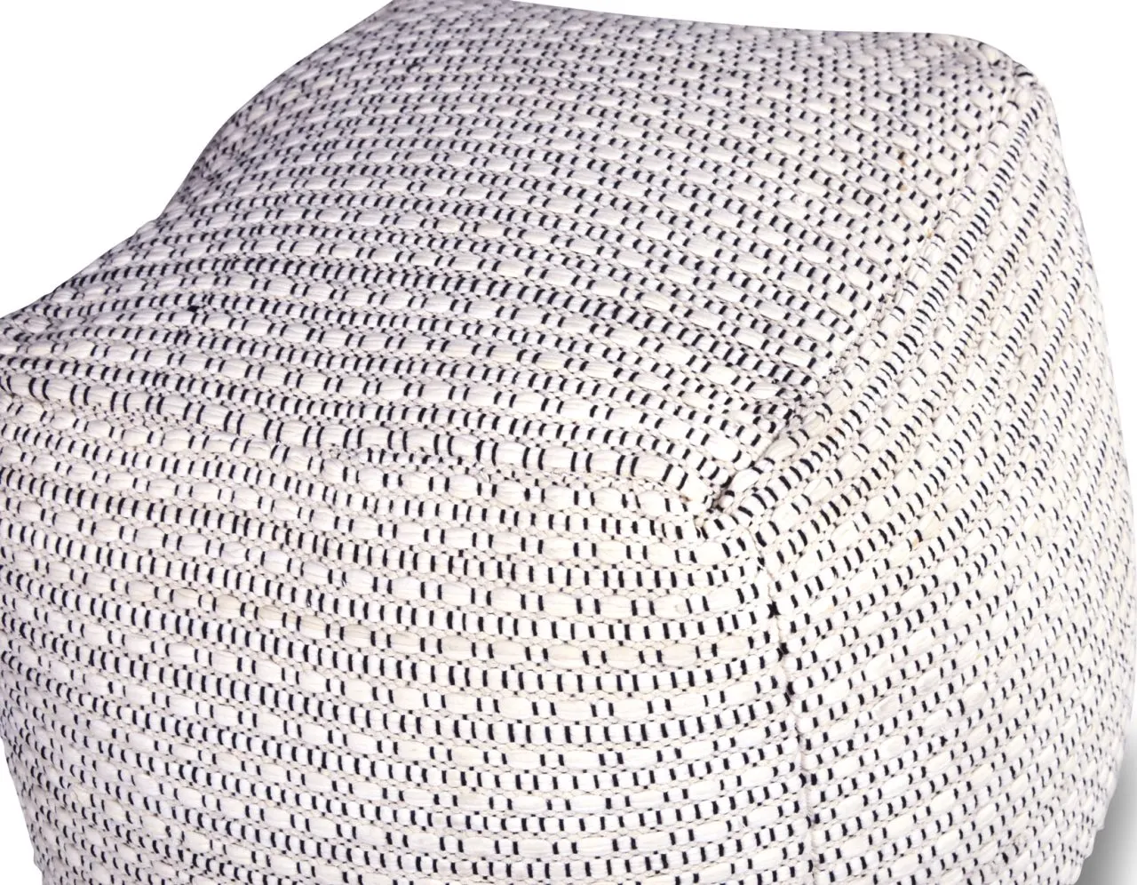 HAKIM HANDWOVEN POUF