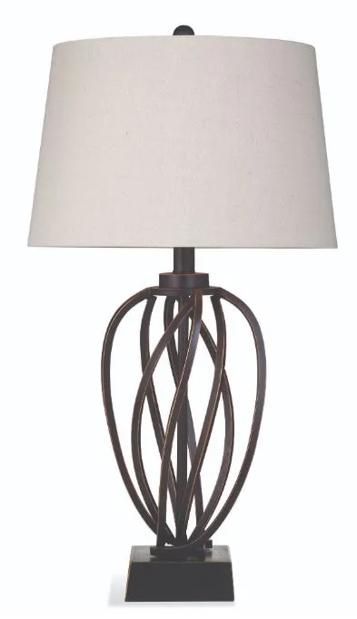 ORSON TABLE LAMP 15X18X33H BRONZE'