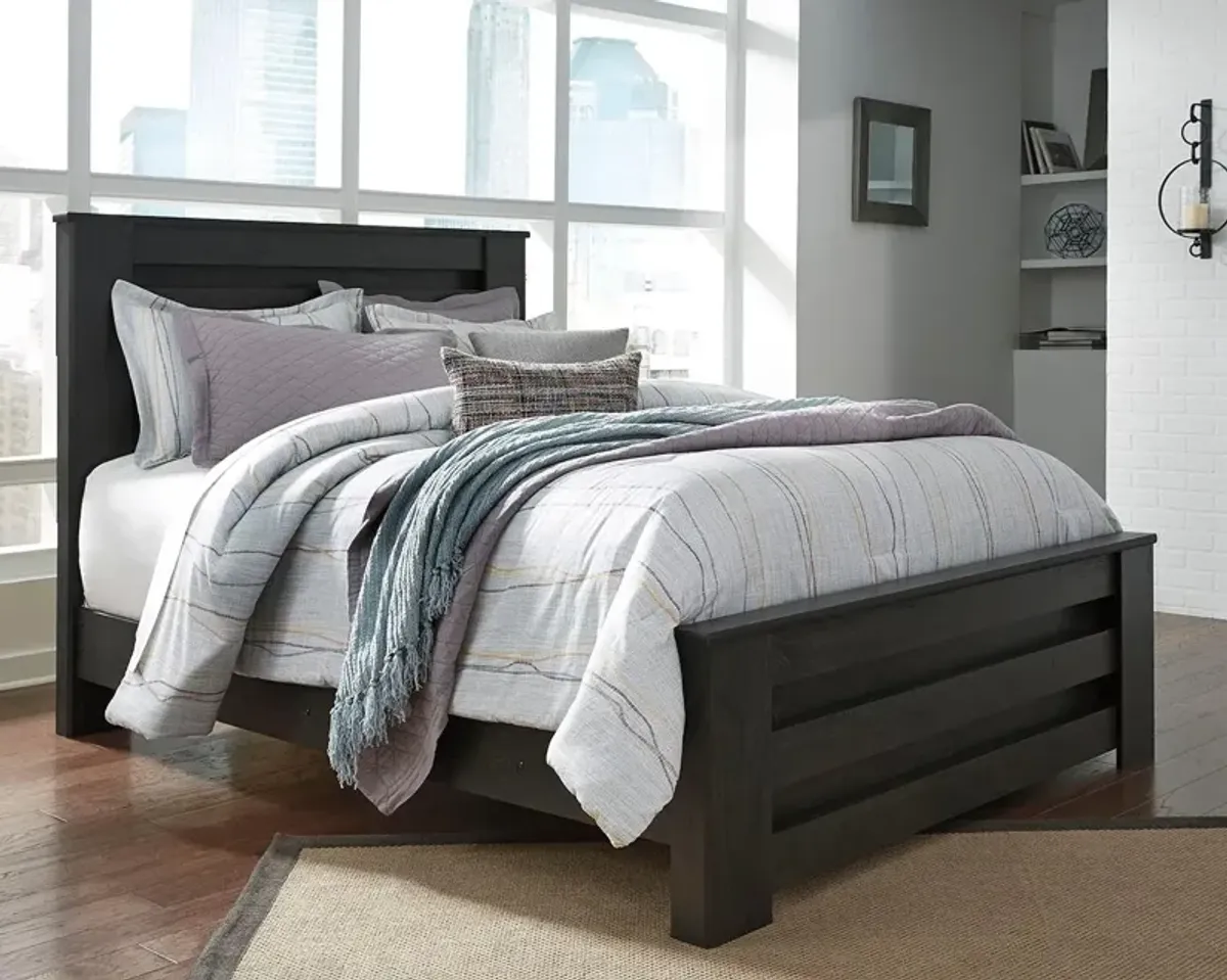 Ashley Brinxton Charcoal Queen Panel Bed