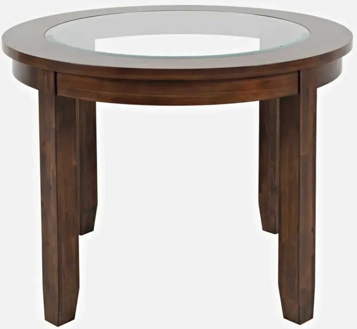 Jofran Urban Icon Round Dining Table Merlot