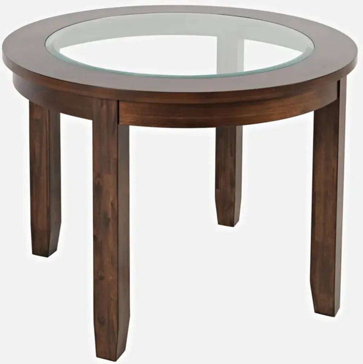 Jofran Urban Icon Round Dining Table Merlot