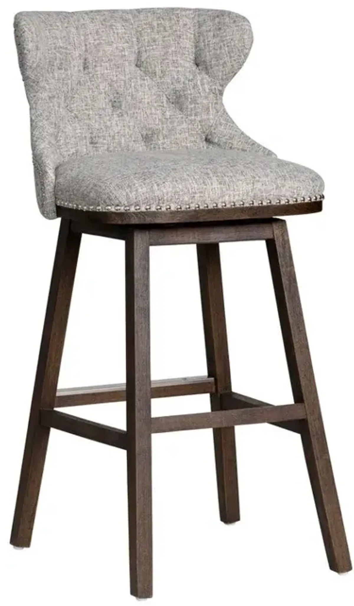 Crestview Baltimore Dark Brown/Gray Bar Stool