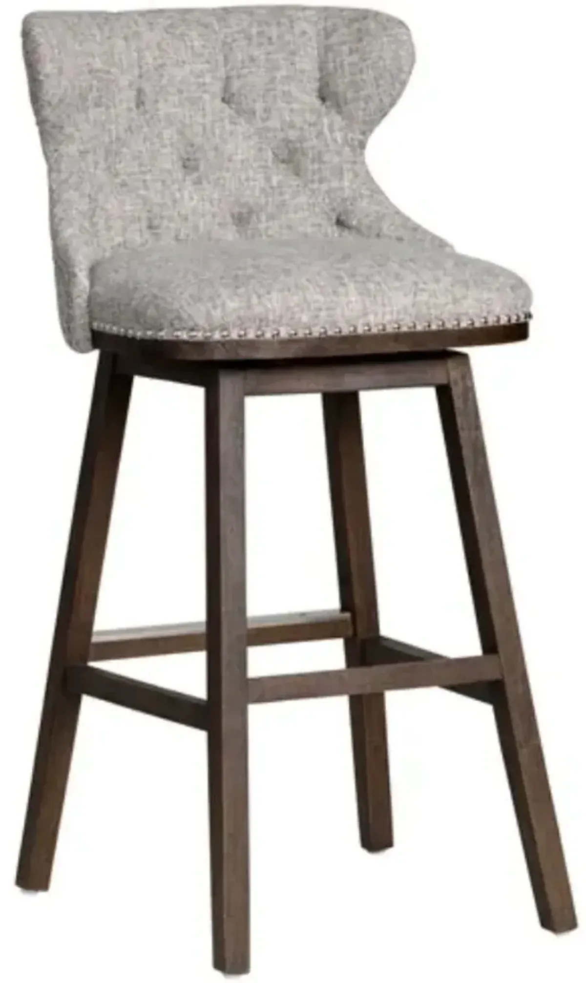 Crestview Baltimore Dark Brown/Gray Bar Stool