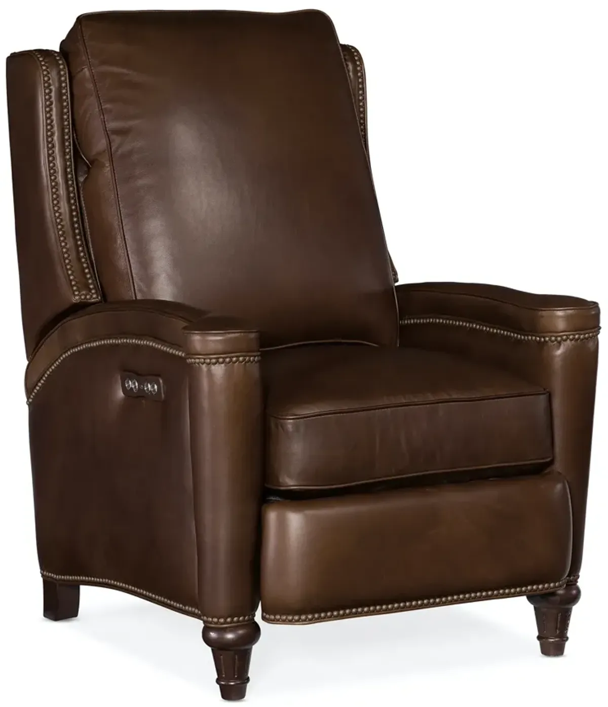 Hooker Furniture Heritage Collection Luxurious Leather Wingback Chair