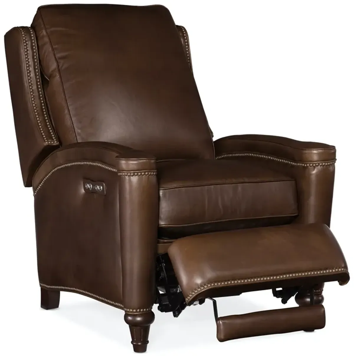 Hooker Furniture Heritage Collection Luxurious Leather Wingback Chair