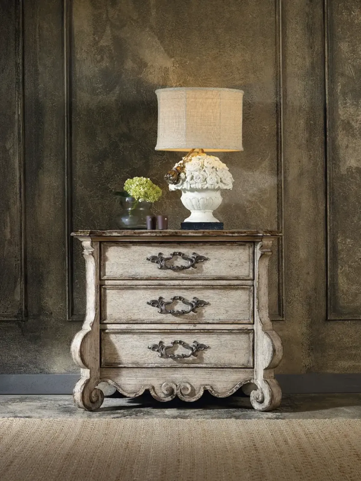 Hooker Furniture Chatelet Paris Vintage Nightstand