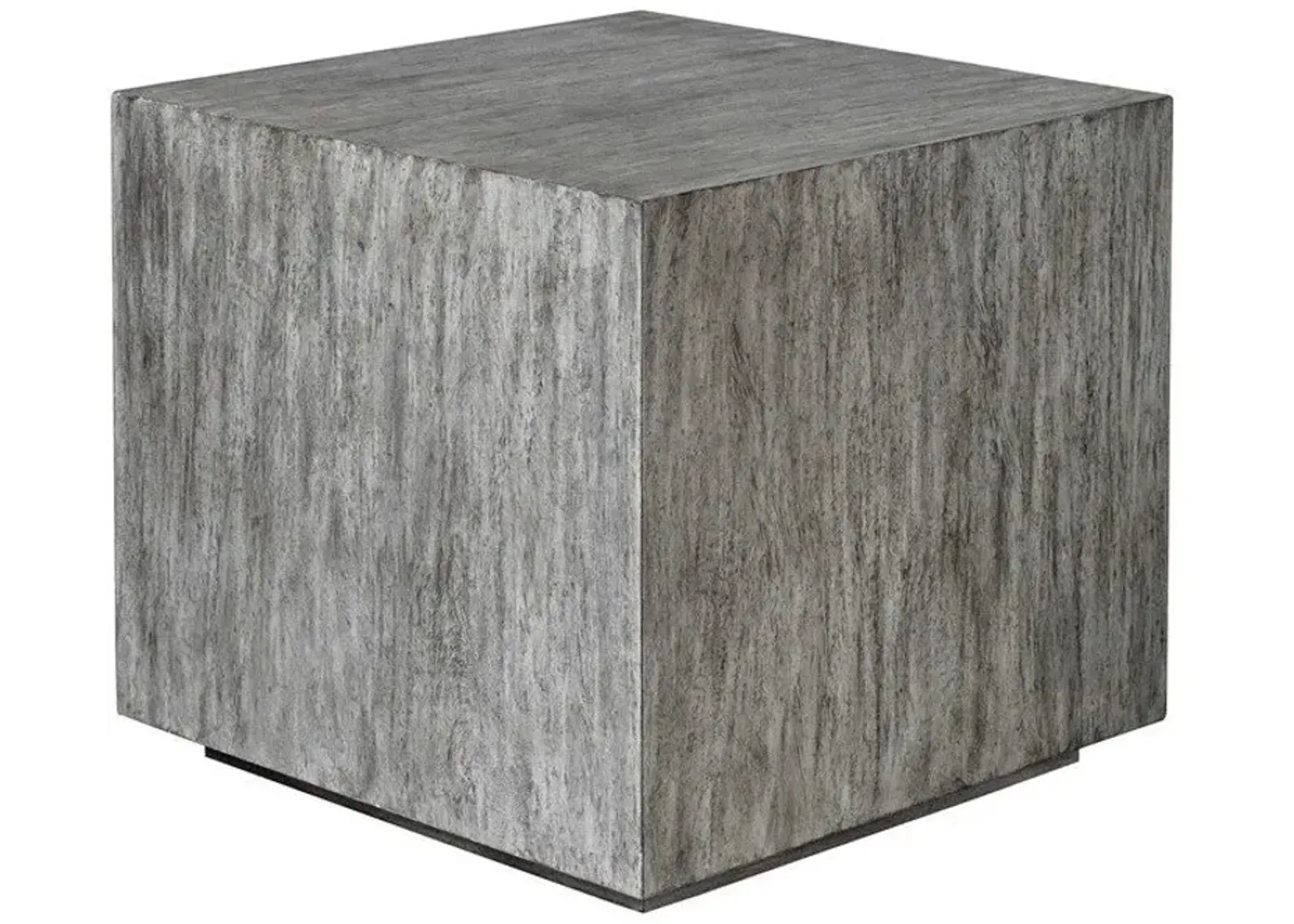 Uttermost Kareem Metallic Gray Side Table