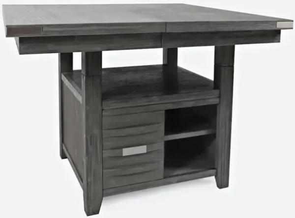 Jofran Altamonte High/Low Sq. Counter-Height Table Brushed Grey