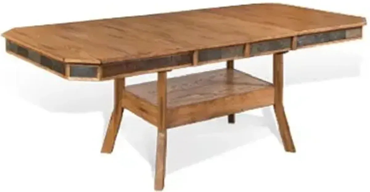 Sunny Designs Sedona Rustic Oak 44 Inch Extension Dining Table