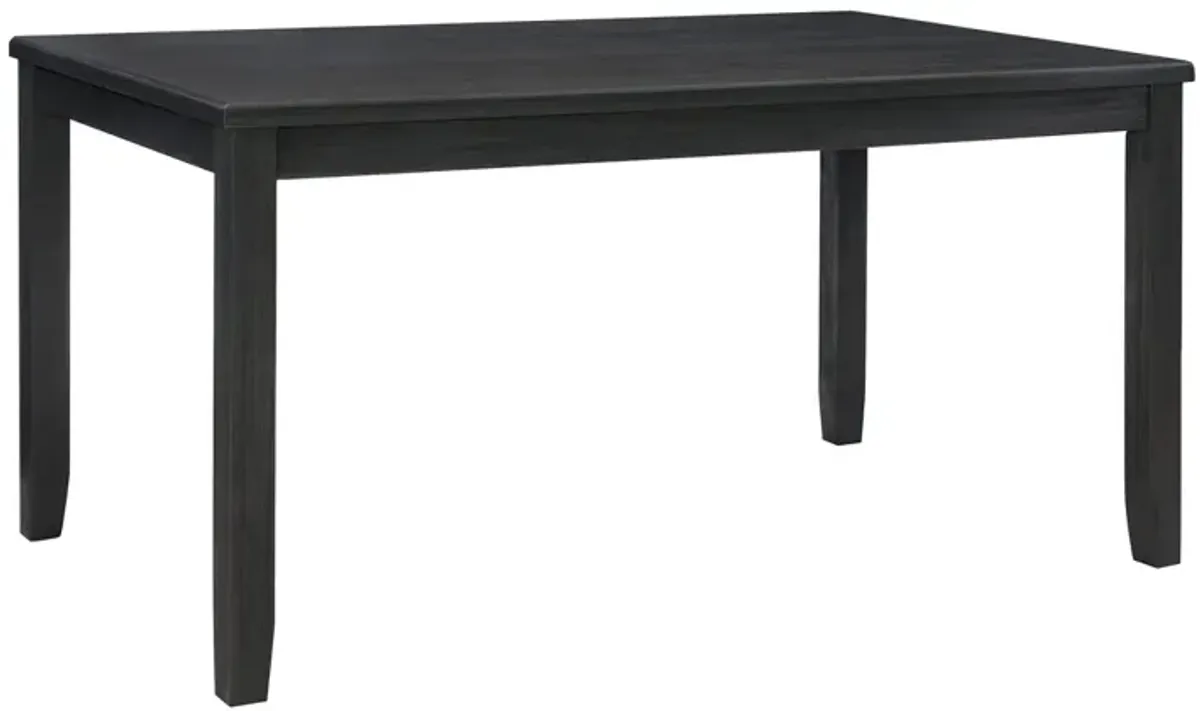 Linon Jorissen Dining Table Dark Charcoal