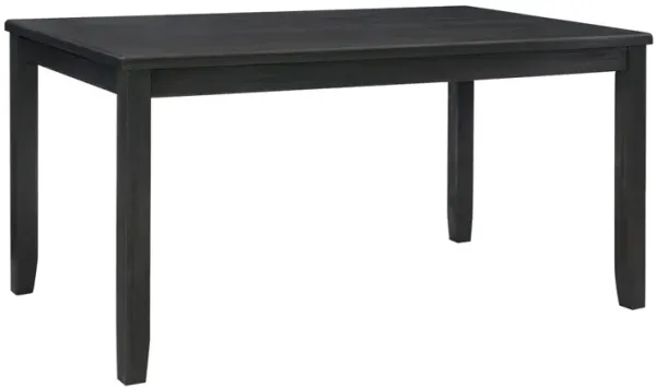Linon Jorissen Dining Table Dark Charcoal