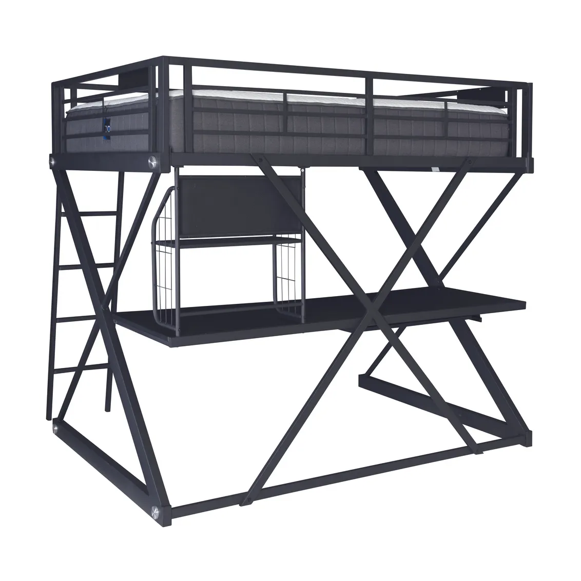 Z-BEDROOM FULL SIZE STUDY LOFT BUNK BED