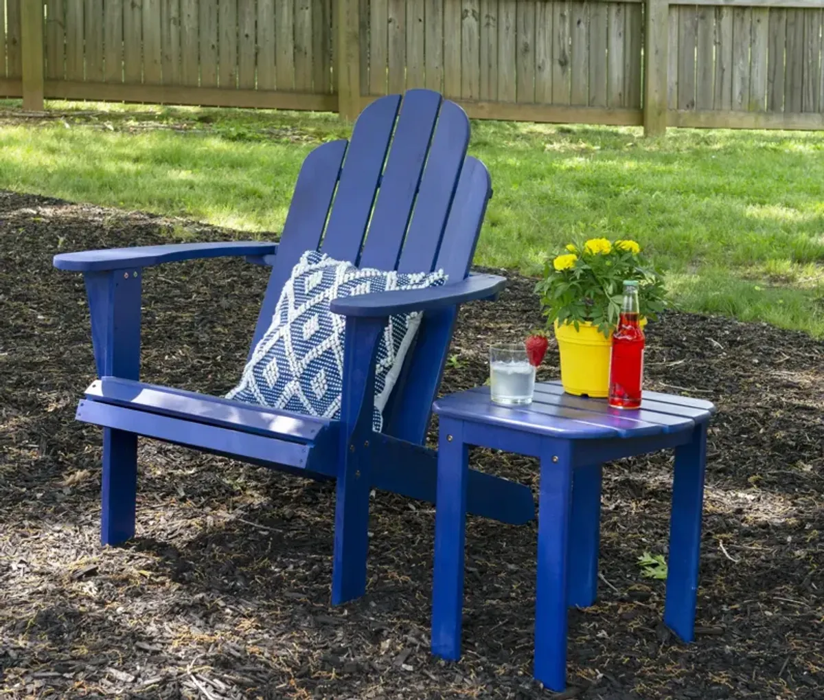 Linon Adirondack Chair Blue