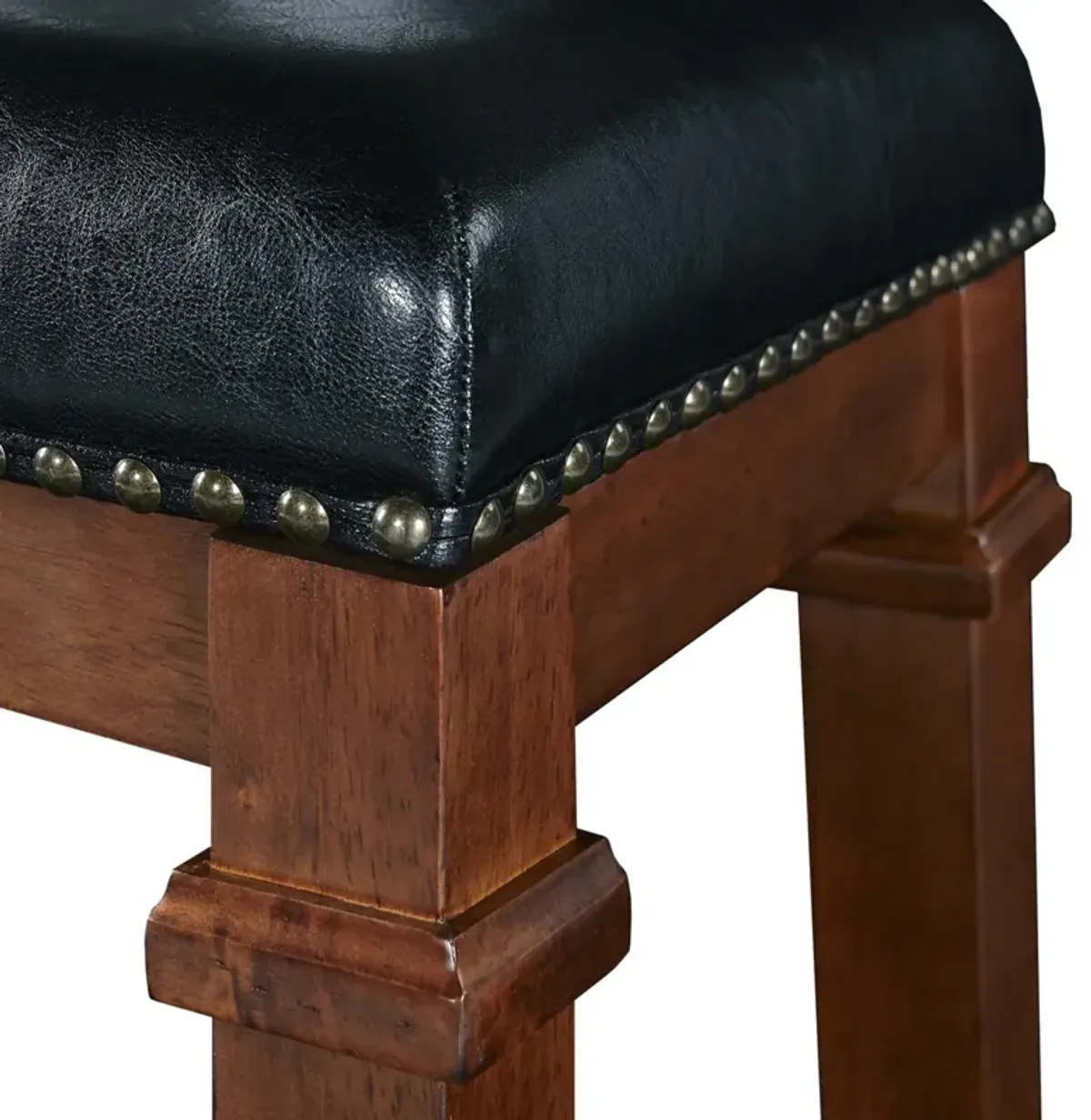 Linon Kennedy Backless Polyurethane Counter Stool