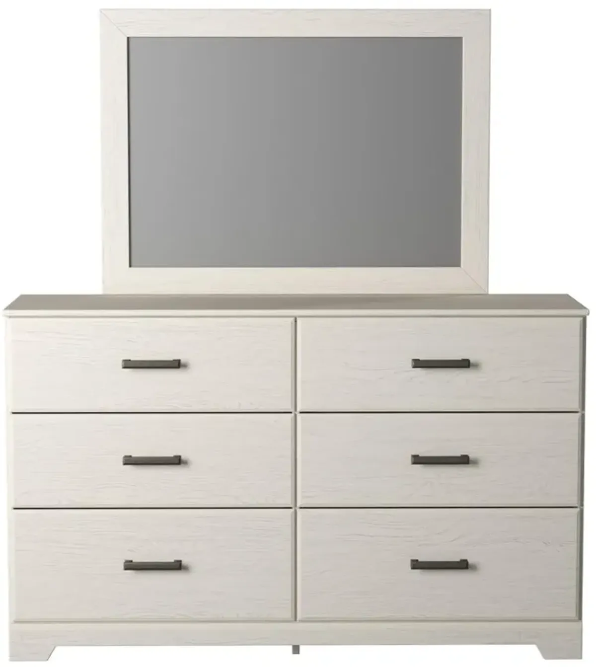 Ashley Stelsie White Dresser & Mirror