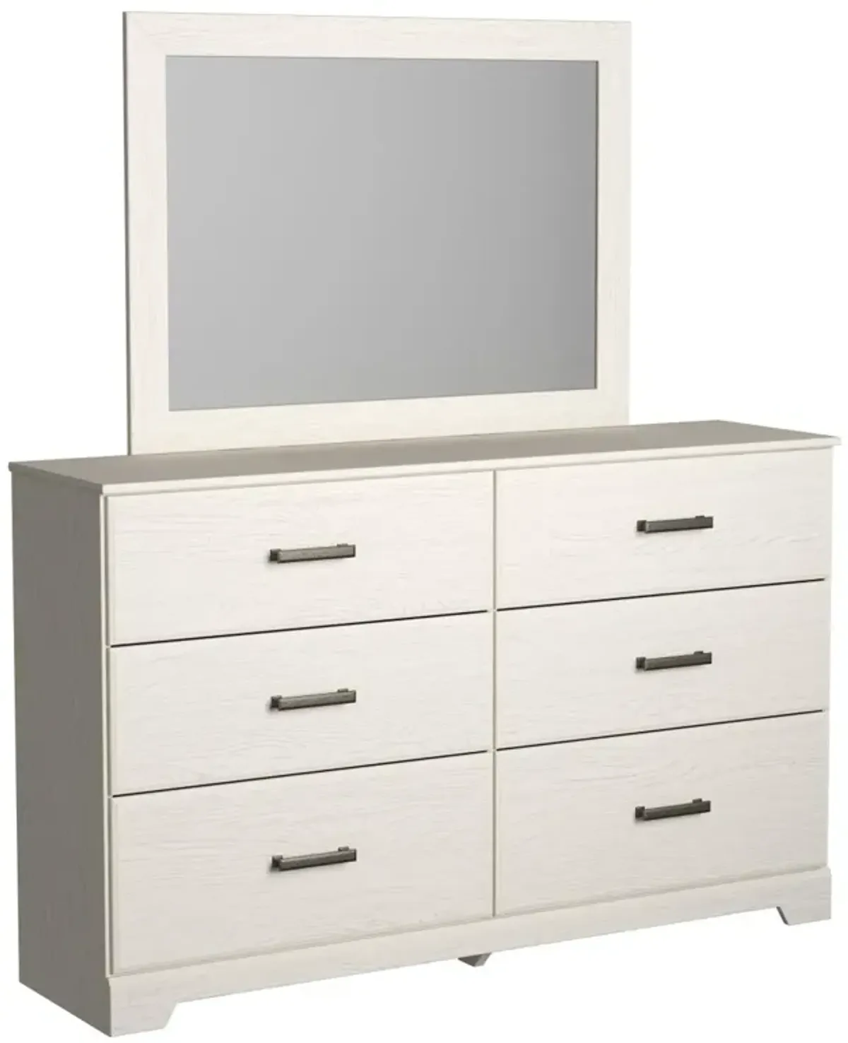 Ashley Stelsie White Dresser & Mirror