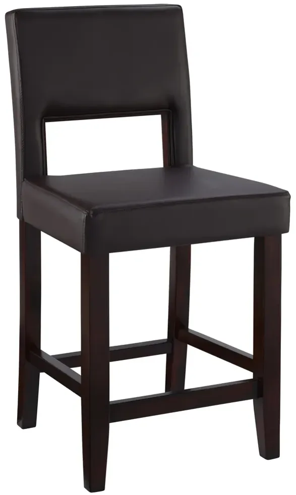 VEGA 24" COUNTER STOOL BROWN