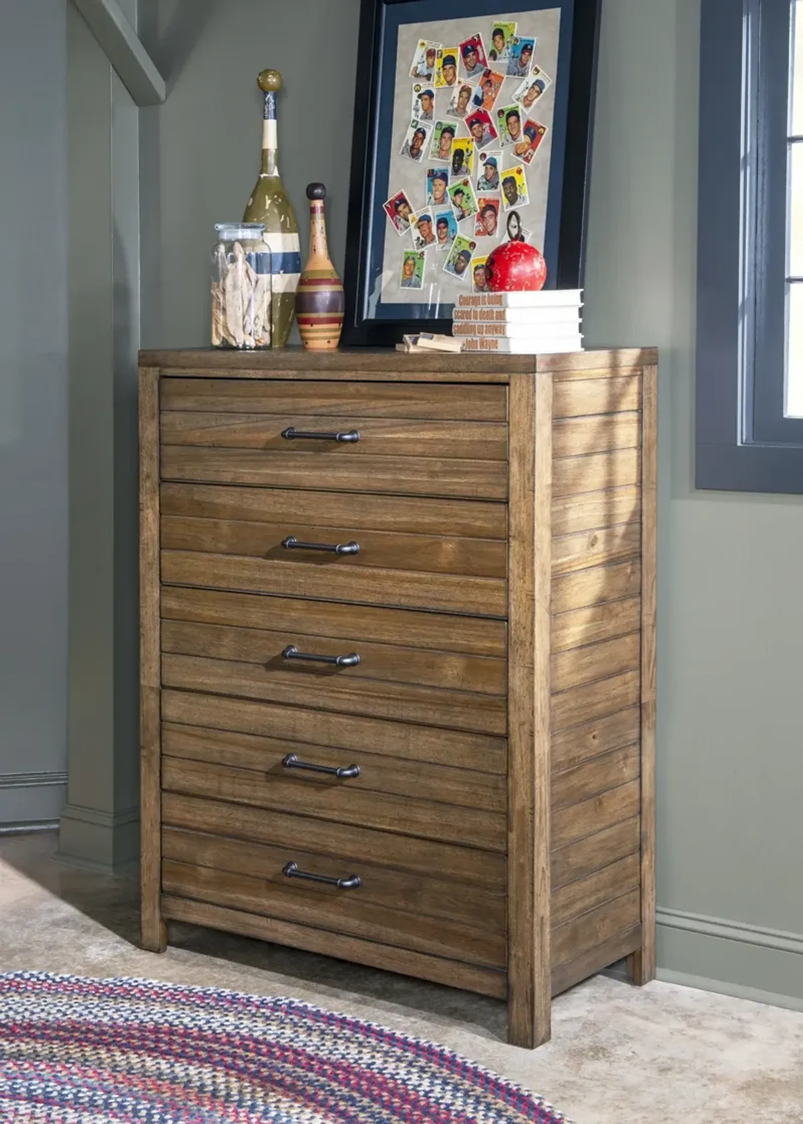 Legacy Classic Kids/Teens Summer Camp Brown Drawer Chest