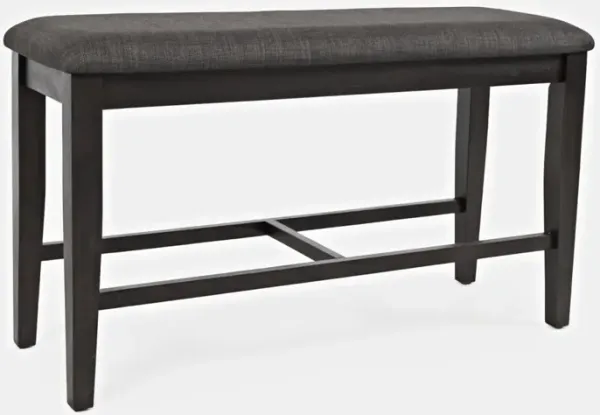Jofran American Rustics Upholstered Counter Bench 1838