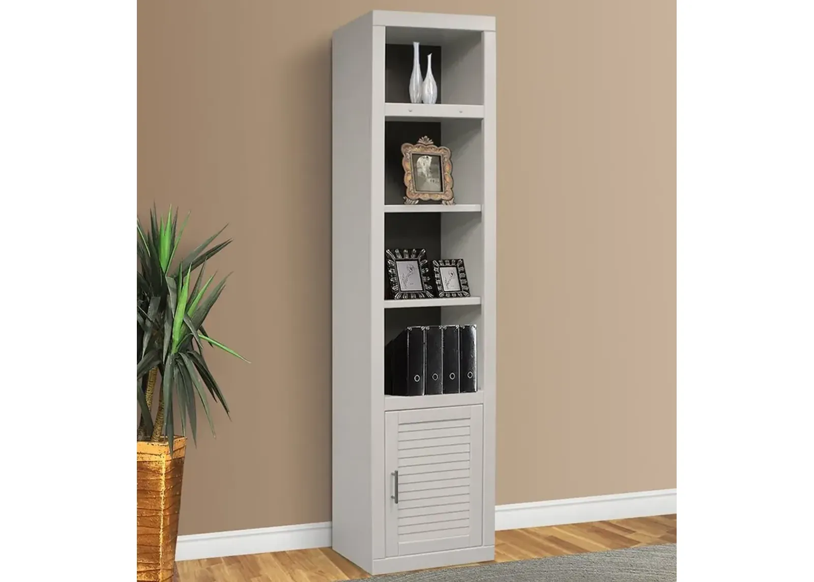 Parker House Catalina Cottage White 22 Inch Open Top Bookcase