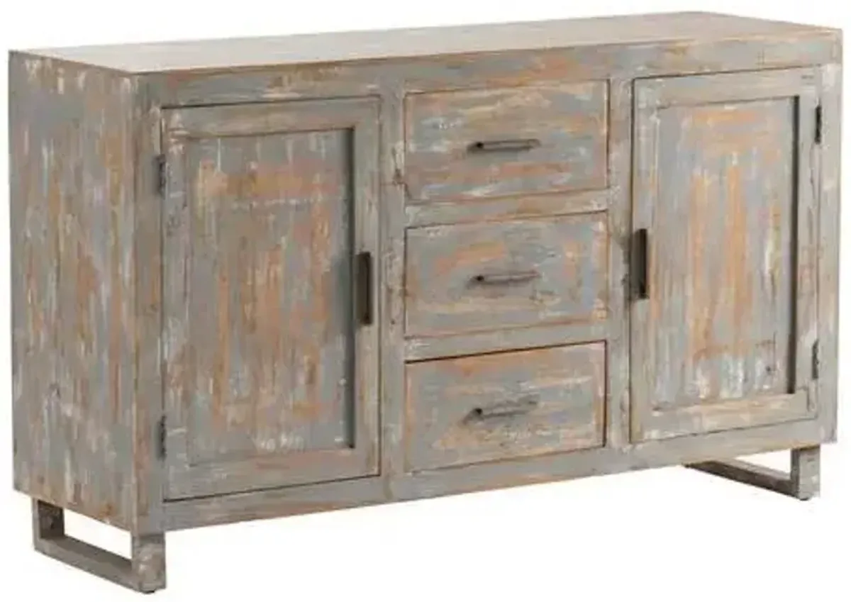 Crestview Bengal Manor Gray Sideboard