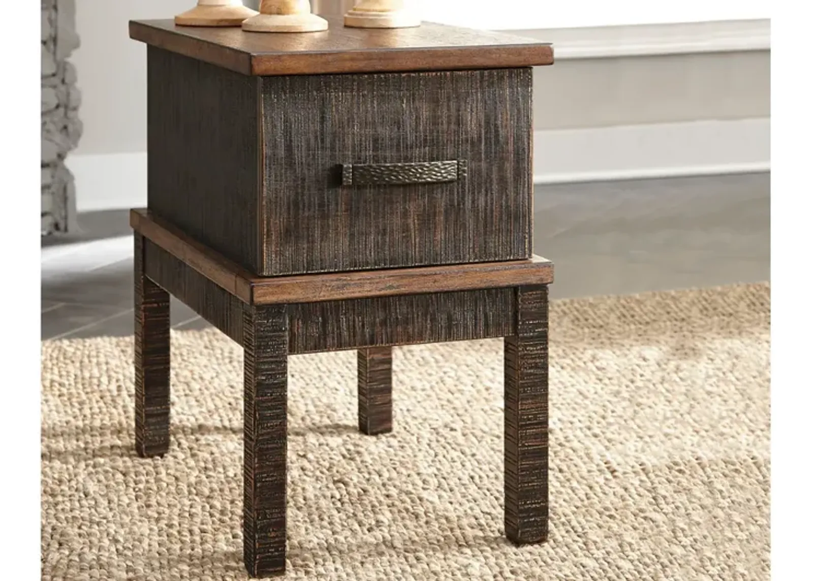 Ashley Stanah Two-Tone Chairside End Table