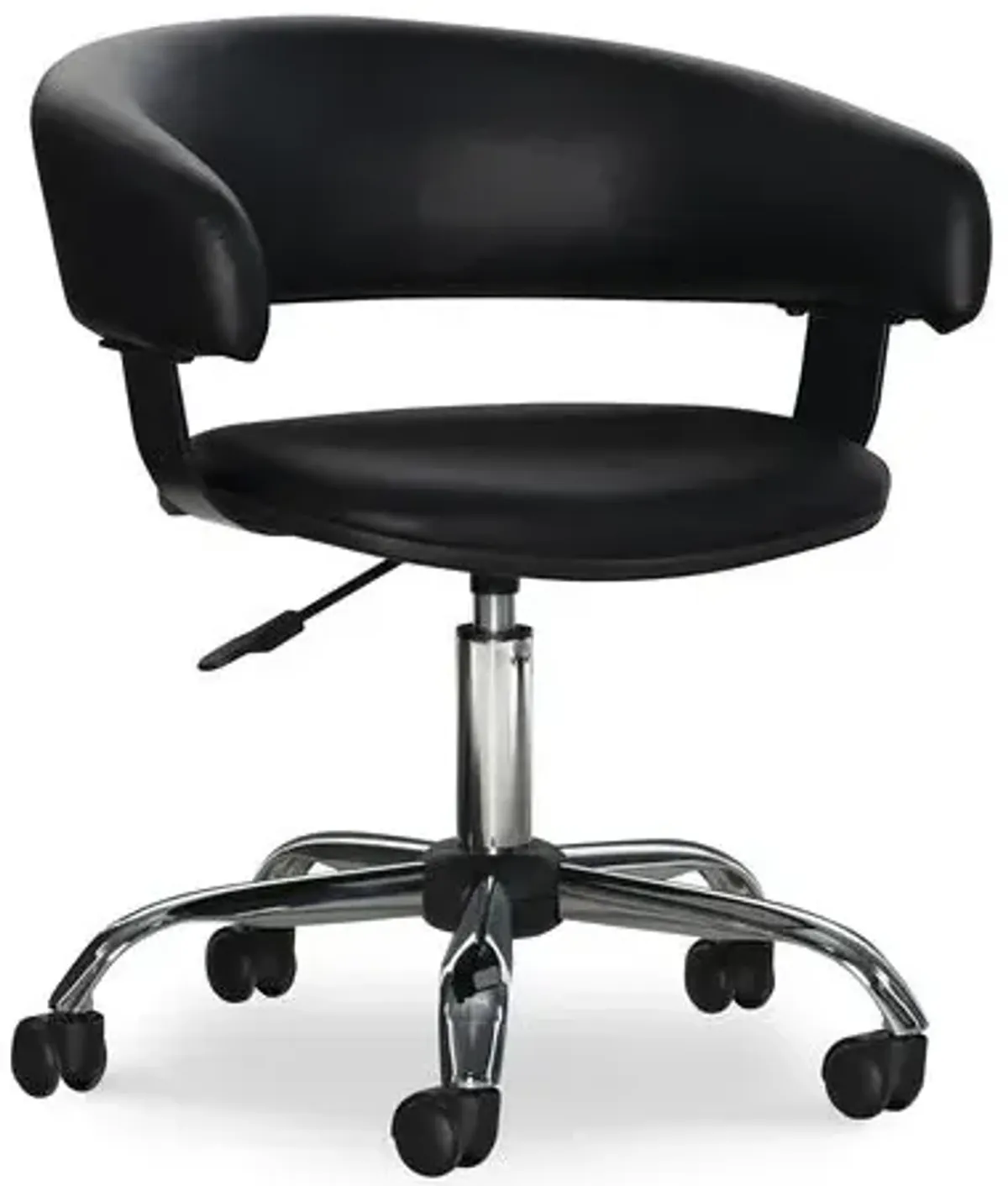 Powell Black Gas Lift Home Office Desk Chair