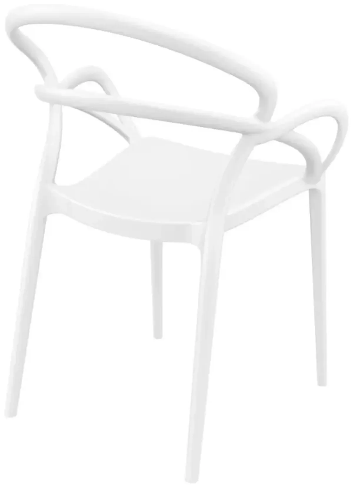 Compamia Mila Dining Arm Chair White