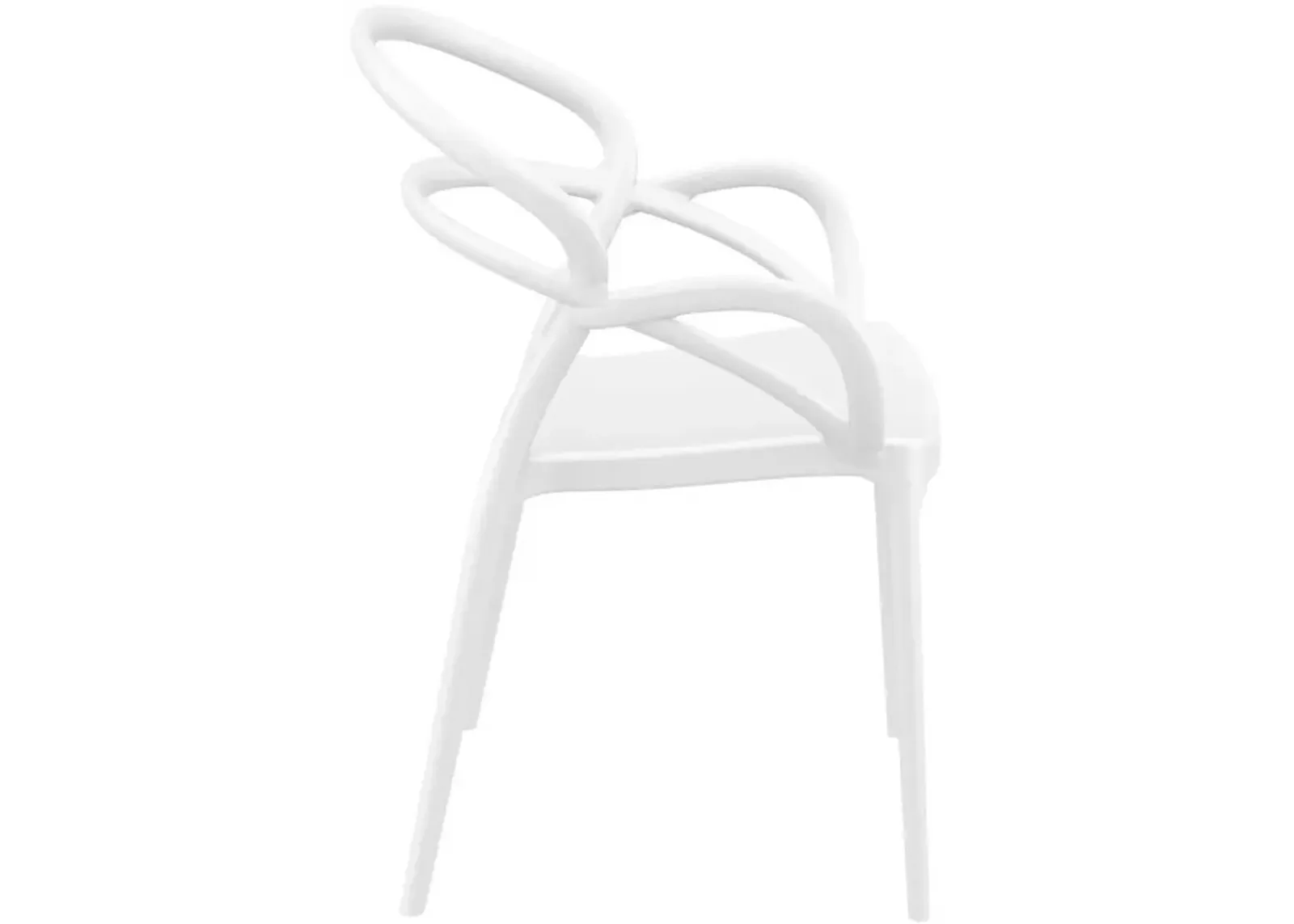 Compamia Mila Dining Arm Chair White