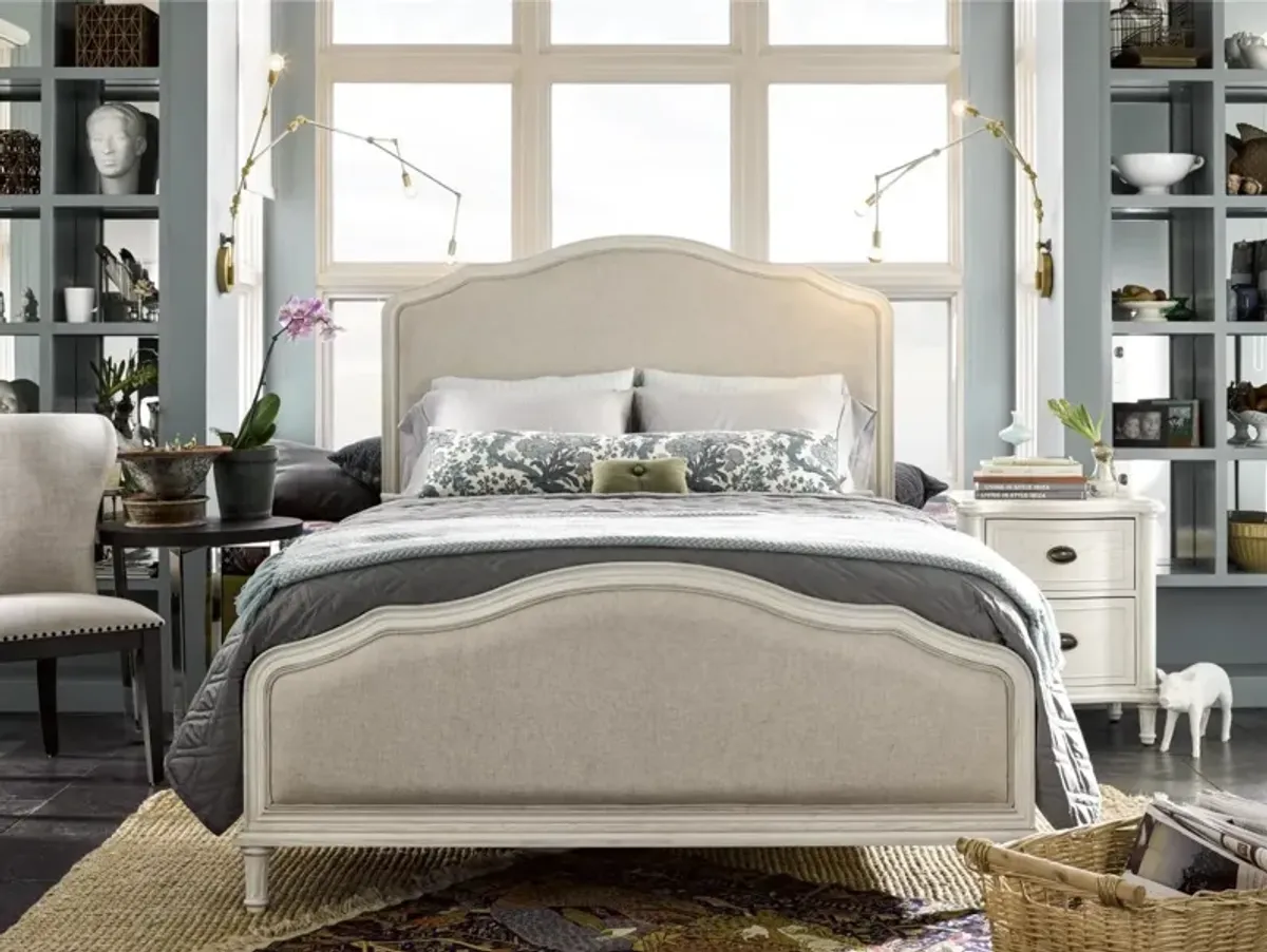 Universal Curated Amity Cotton Upholstered Queen Bed