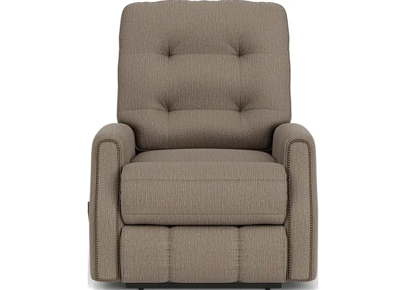 Flexsteel Devon Brown Pewter Rocking Manual Recliner