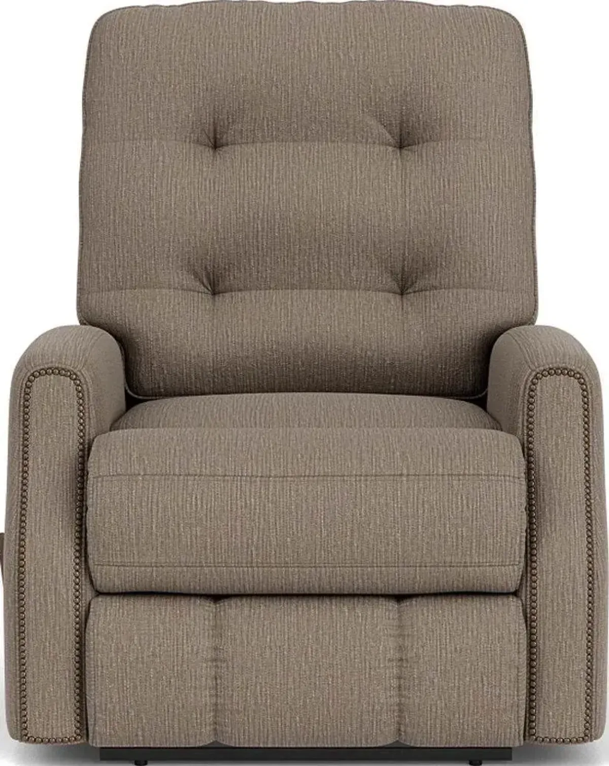 Flexsteel Devon Brown Pewter Rocking Manual Recliner