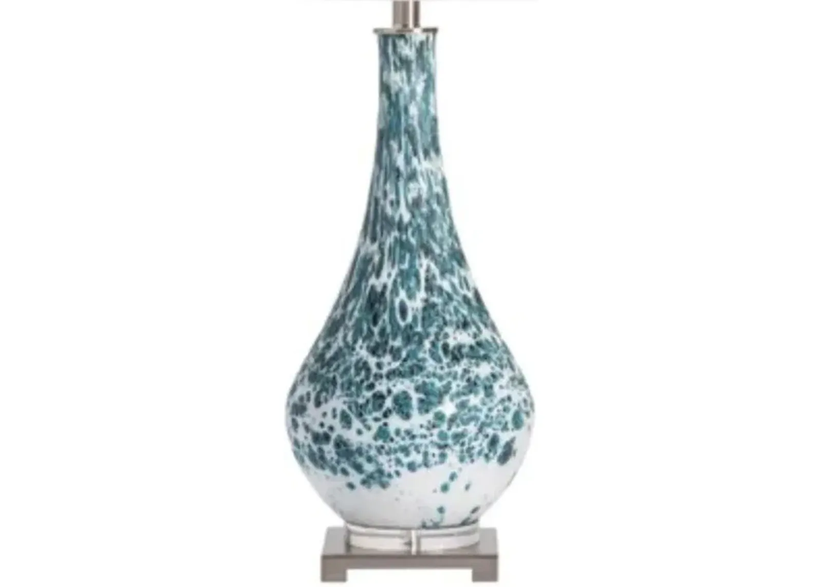 Crestview Anel Blue/White Table Lamp