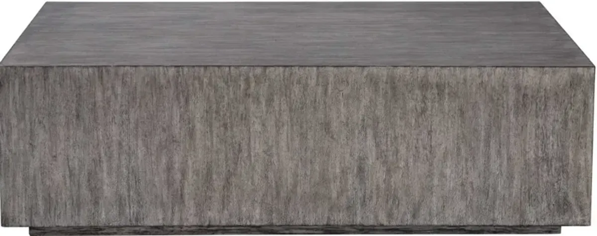 Uttermost Kareem Metallic Gray Coffee Table