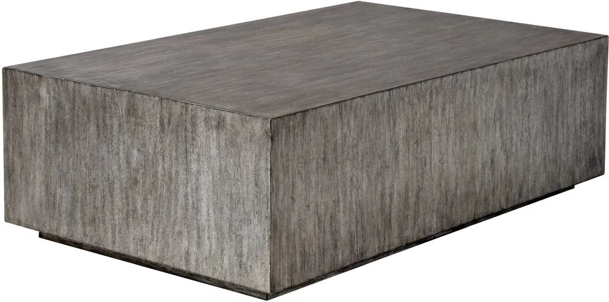 KAREEM METALLIC GRAY COFFEE TABLE