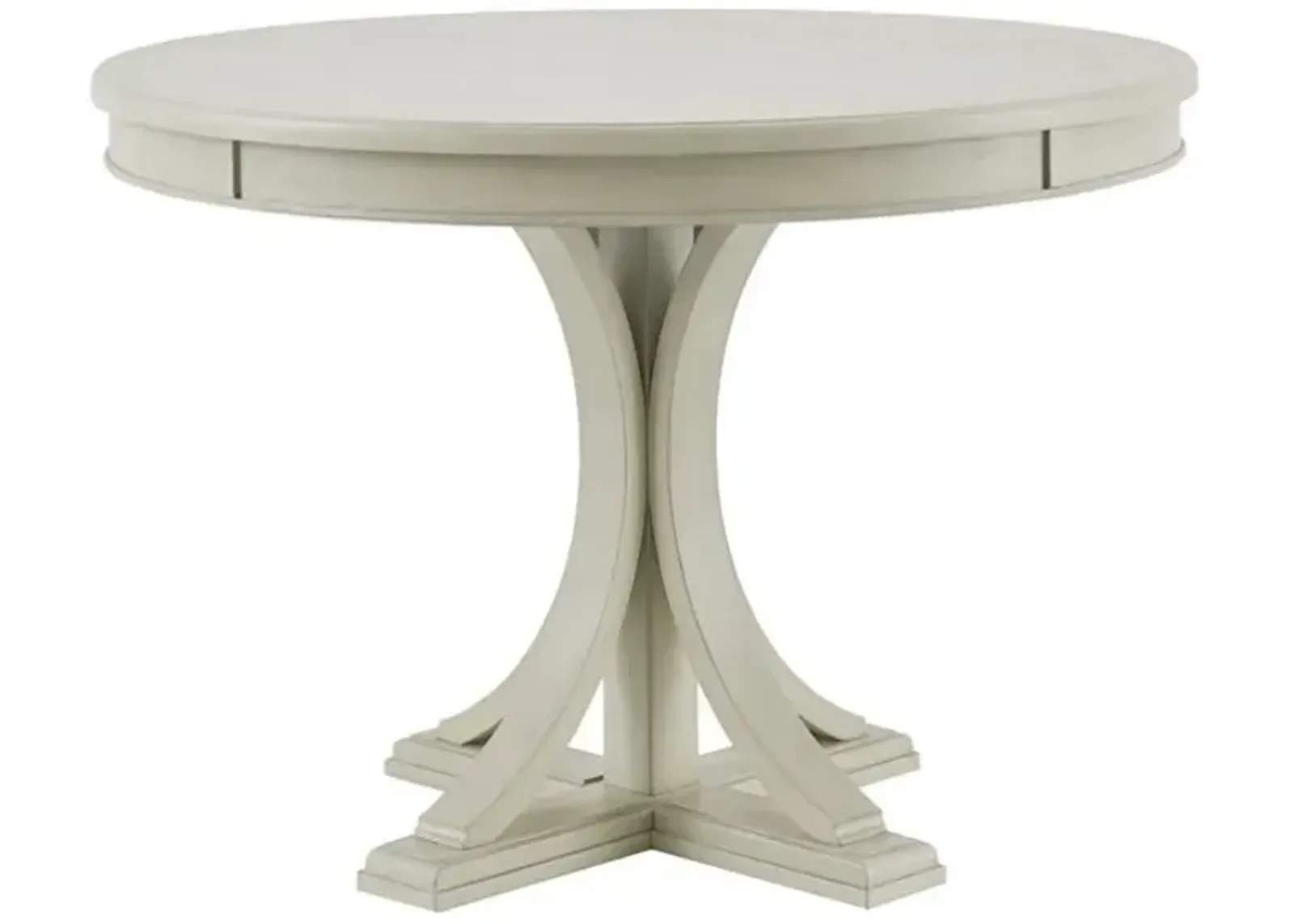 Olliix Madison Park Signature Antique Cream Helena Round Dining Table